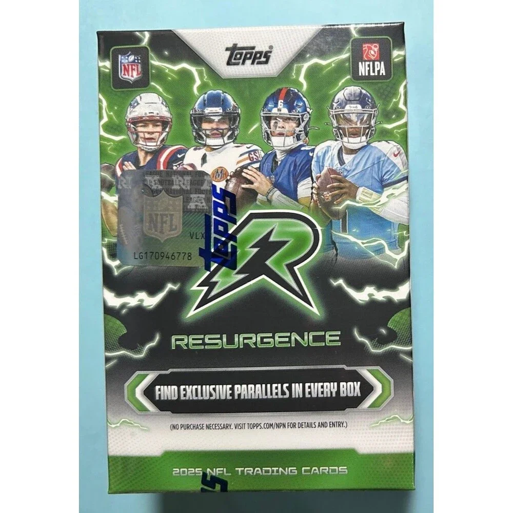 2025 Topps Resurgence NFL Factory Sealed Value Blaster Box, Factory Sealed